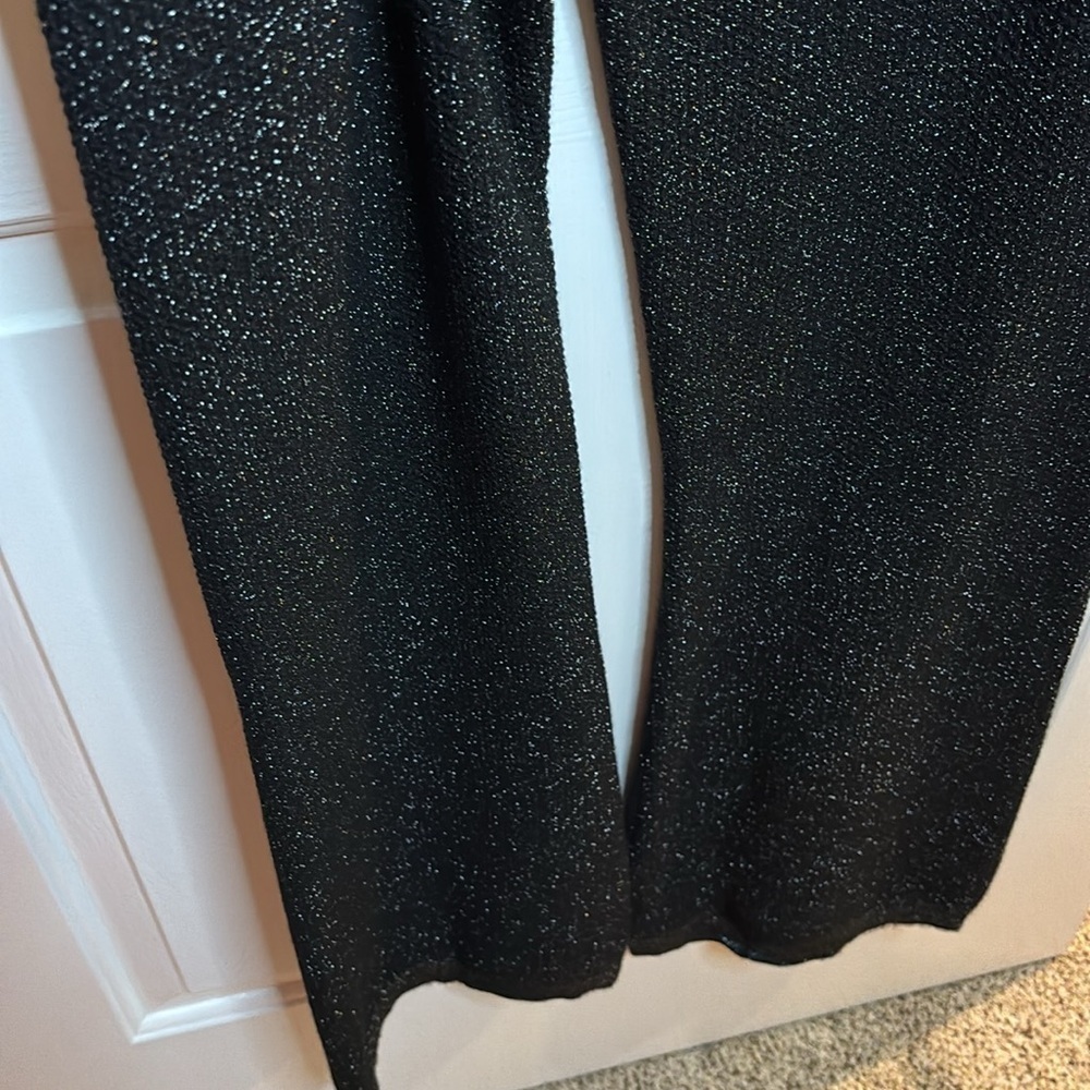 EUC CHANEL women’s black lurex jumpsuit size French 38 - Picture 11 of 14